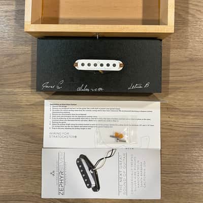 Seymour Duncan Zephyr Silver Strat Middle Pickup White 11209-02-RwRp-W NOS 2011 image 6