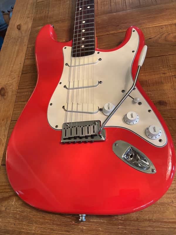 Fender Strat Plus Lace Sensors TBX Wilkinson Sperzels 1988 - Fiesta Red image 1