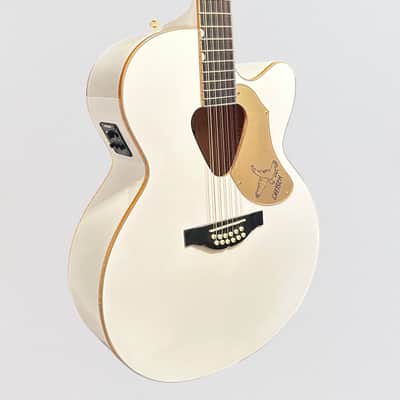 Gretsch G5022CWFE-12 Rancher Falcon Acoustic Electric Guitar - White image 2