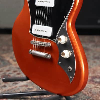 Novo Serus P2 Electric Guitar - Candy Apple Orange with Gig Bag image 4