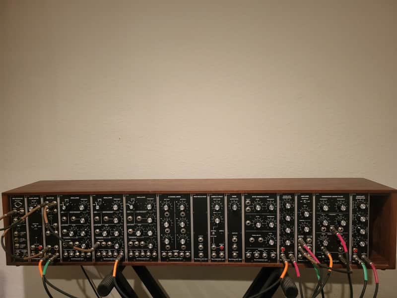 Synthesizers.com 22 space modular 2010s - Walnut cabinet image 1
