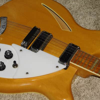 Rickenbacker 360/12 Semi-Hollow 12 String Electric Guitar Mapleglo Vintage 1980 image 10