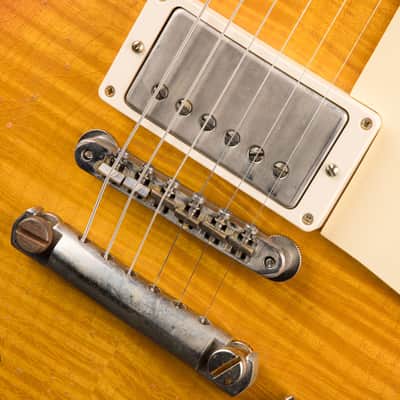 2021 - Gibson Custom Shop Made 2 Measure Murphy Lab '59 Les Paul Standard Murphy Painted Ultra Heavy Aged Orange Lemon Fade image 15