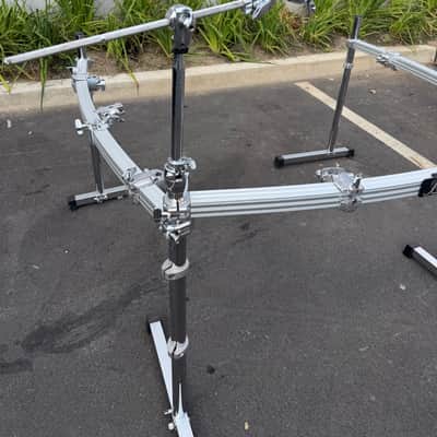 Pearl DR513C ICON Curved 3-Sided Drum Rack 2010s - Chrome image 6