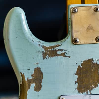 Partscaster Navacaster - Sonic Blue Nitro Relic 2021 Sonic Blue image 16