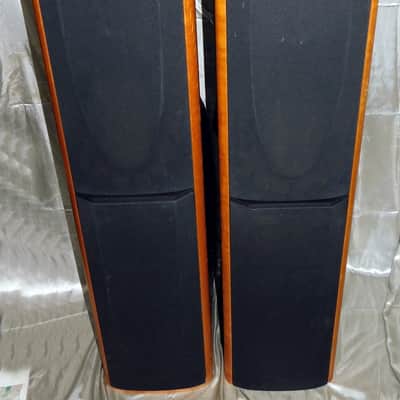 Mirage OM-5 large bipolar powered tower speakers pair image 1