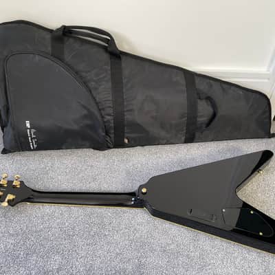 ESP for Paul Smith - V Shape Travel Electric Guitar - Black - SIGNED - 400 Limited Edition image 6