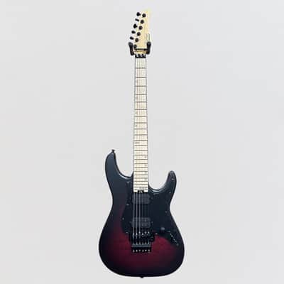 Schecter Miles Dimitri Baker 6 FR Electric Guitar - Crimson Red Burst Satin image 8