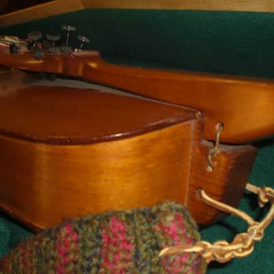 Swedish Nyckelharpa keyed fiddle folk instrument chromatic sympathetic strings world 20 stops on top image 7