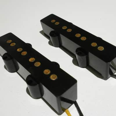 Jazz Bass Pickups A2 Aged Relic Hand Wound Alnico 2 Bridge Neck Fender by Q pickups image 6