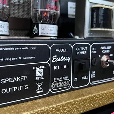 Bogner Ecstasy 101A 6L6GC Custom Shop 2022 - Gold image 7