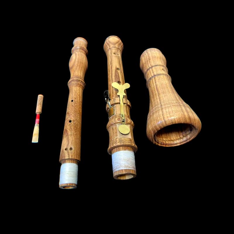Professional Baroque style Oboe A-415HZ, Hard wood of Chinese scholartree oboe image 1