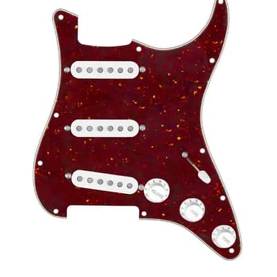 920D Custom Texas Grit Stratocaster Guitar 7 Way Loaded Pickguard Tortoise / White image 2