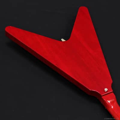 Gibson Custom Shop 1967 Flying V-K Korina w/Vibrola 2001 Cherry image 21
