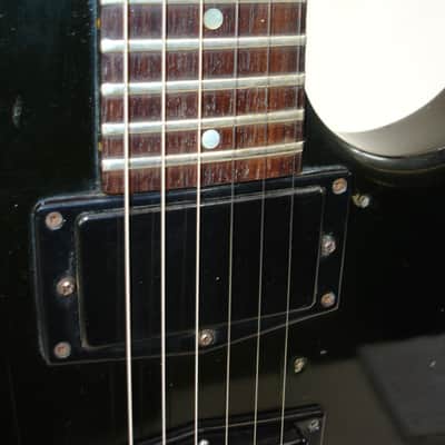Vintage 1977 Gibson L-6 Electric Guitar w/ Case Black image 5