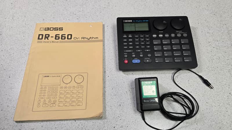 Boss DR-660 Dr. Rhythm with Owners Manual & AC Adapter image 1