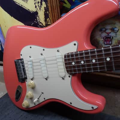 Fender Strat Plus Deluxe-1989 - Dusty Rose- RARE RARE Finish--with Rosewood- Wilkinson Nut- TBX- Lace Sensors- image 22