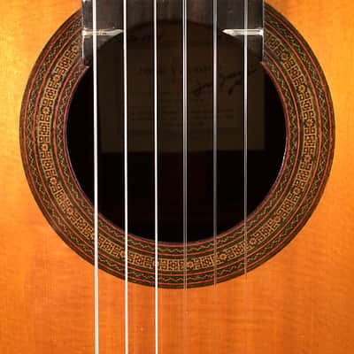 Jose Yacopi Classical  Accoustic Guitar 1981 Signed by luthier Natural Finish image 8