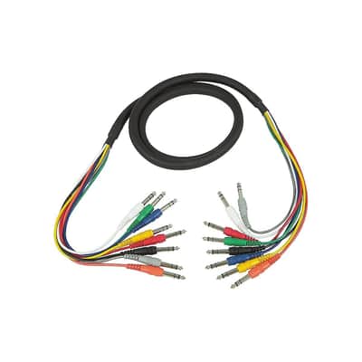 Hosa CSS802 CSS802 8 1/4" TRS Patch Snake - 2 Meter