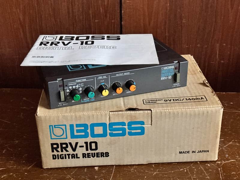 BOSS RRV-10 RRV 10 DIGITAL REVERB Vintage half - rack w/ box image 1