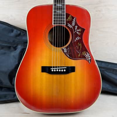 Morris WH-20 MIJ 1978 Red Sunburst Vintage Made in Japan MIJ w/ Bag image 1