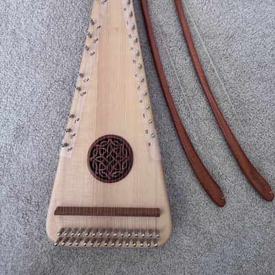 Unicorn Strings "Renaissance" 30-String Bowed Psaltery- Complete Kit w/ Birch Case image 5