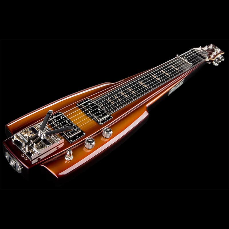 Duesenberg Fairytale Lapsteel in Goldburst with Hard Case Gold