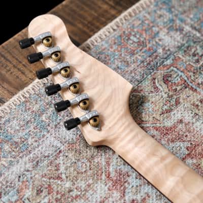 Deimel Firestar - Charcoal Blue / Natural Aluminum. Novak pickups + Leslee Circuit. NEW, (Authorized Dealer) image 16