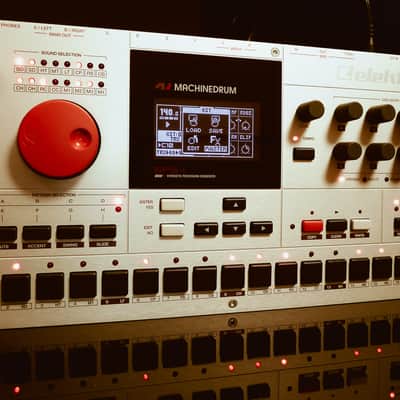 LED Display Upgrade - Elektron Machinedrum / Monomachine (White on Black) Custom Graphic Display ! image 1