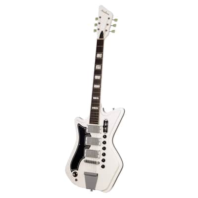 Airline Guitars Jetsons '59 3P White Left-Handed image 8
