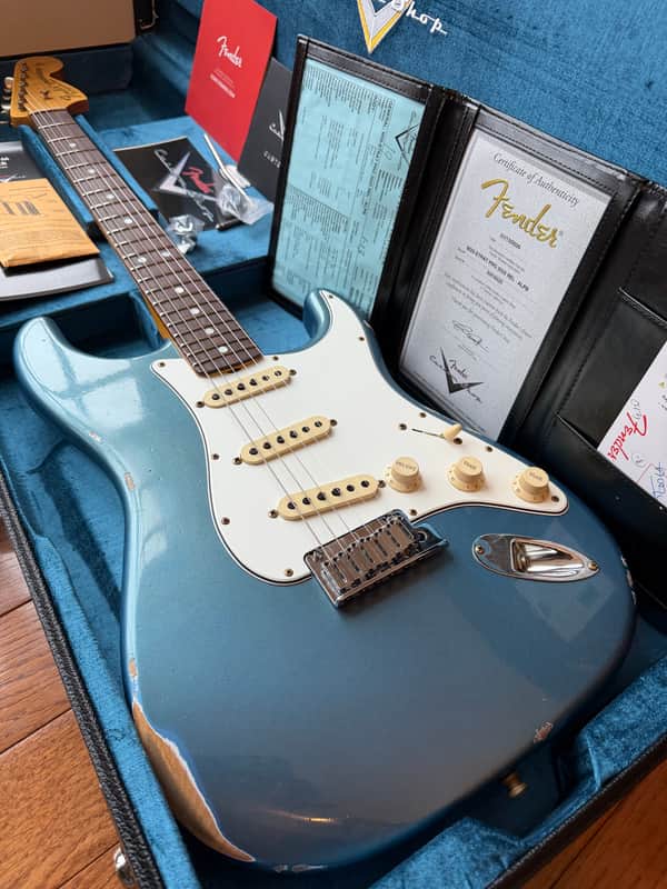 2026 Fender Custom Shop Stratocaster Pro W25 Relic - Aged Lake Placid Blue image 1