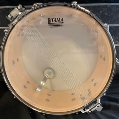Tama AW-456 50th Limited Mastercraft Artwood Reissue 14x6.5" Snare Drum 2024 - Present - Birch with Center Wood Inlay image 6