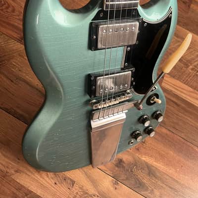 1964 Gibson SG Standard with Maestro Vibrola Pelham Blue image 2
