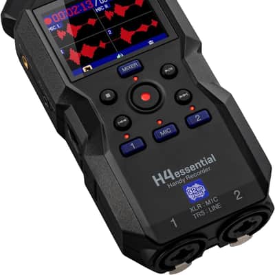 Zoom H4essential 4-Track Handy Recorder (2024 Model, Essential Series) with 32-Bit Float, Accessibility, Stereo Microphones, 2 XLR/TRS Combo Inputs, USB Interface, for Musicians, Podcasters, and More image 6