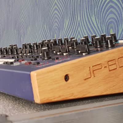 Roland JP8080 Solid Oak Replacement Engraved End Cheeks image 2
