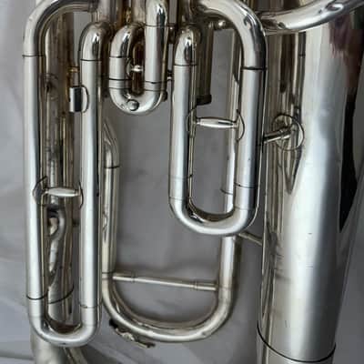 Yamaha YEP-201S Standard Euphonium 2010s - Silver-Plated image 4