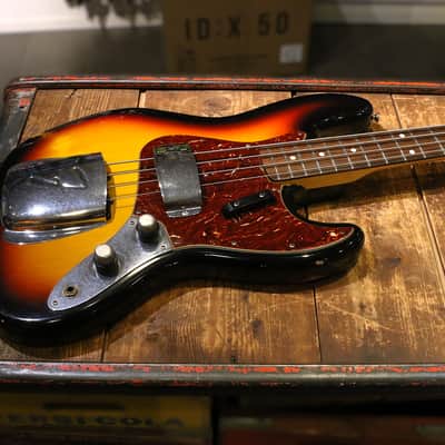 FenderCustom Shop Time Machine 1962 Jazz Bass Relic - 3-Color Sunburst image 11