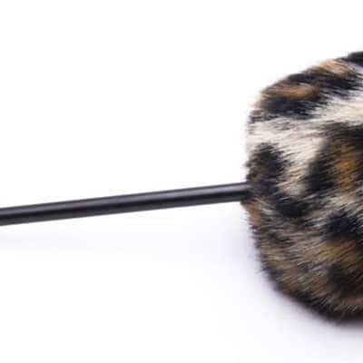Danmar - 209TC - Fuzzy Bass Drum Beater - Tan Cheetah/Leopard image 2