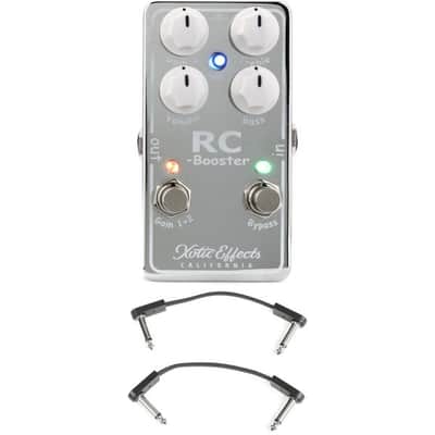 Xotic RC Booster-V2 Pedal with 3 Patch Cables image 2