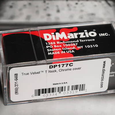 DiMarzio DP177C True Velvet T Telecaster Neck Rhythm Pickup / Tele Chrome Cover image 2