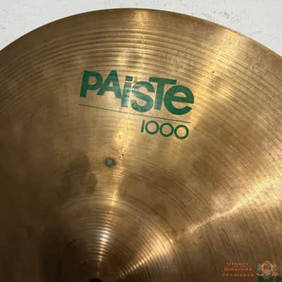 Paiste 1000 14” Heavy Hihat BOTTOM Cymbal image 2