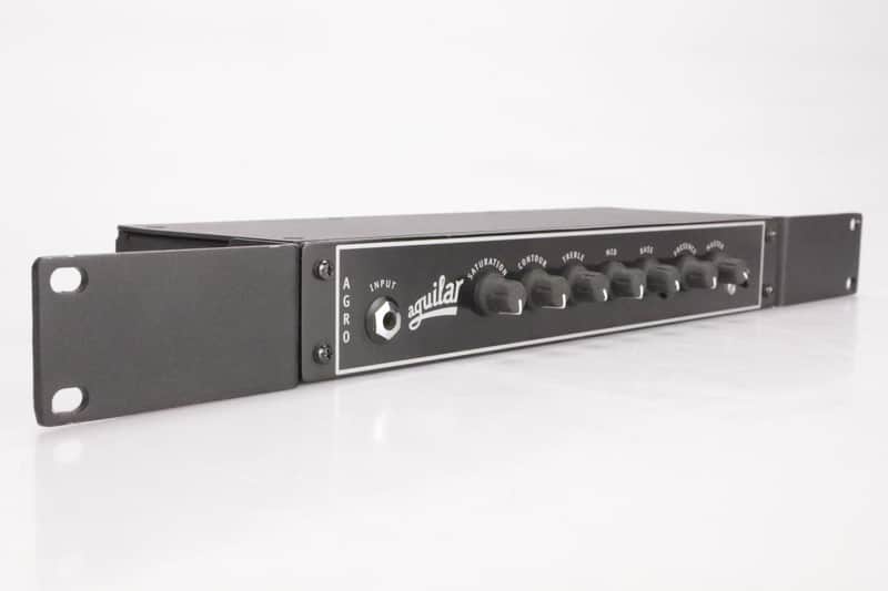 Aguilar AGRO Bass Preamp FX Overdrive 1U Rack Unit Justin Meldal