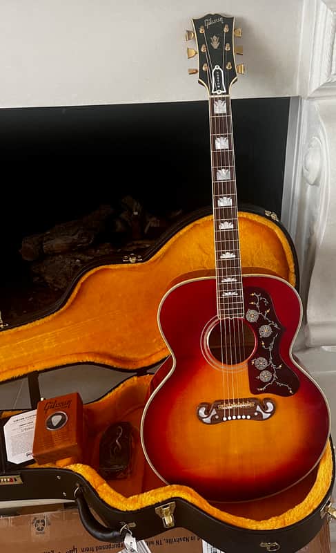 Gibson Jimmy Page Signed '64 SJ 200 Collectors Edition 2024 - Murphy Lab light aging Cherry Tea image 1