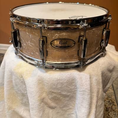 Pearl Session Studio Select 14x5.5" Snare Drum 2018 - 2020 - Nicotine White Marine Pearl image 1