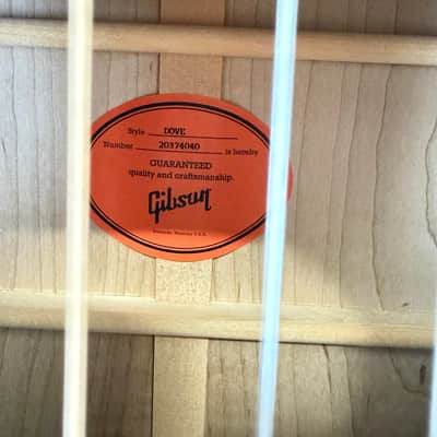 *NEW* Gibson Dove Original 2019 - Present - Antique Natural image 9