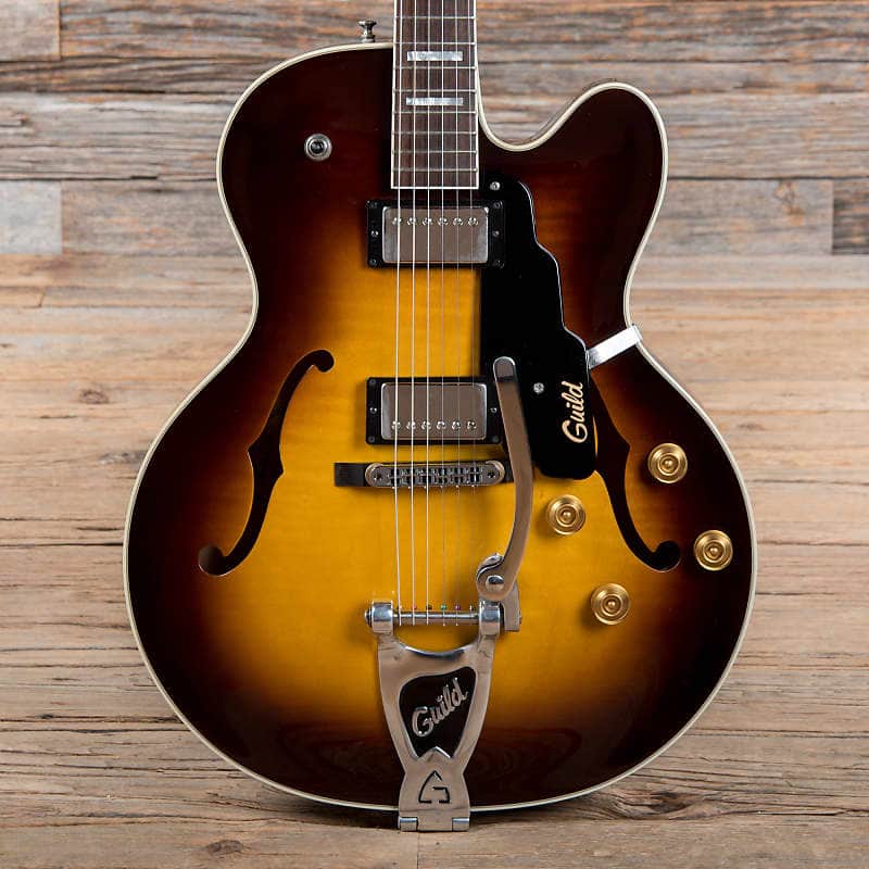 Guild USA X-170 Manhattan 1997 Sunburst Westerly, RI Made image 1
