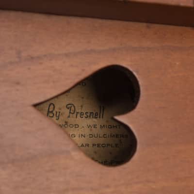 Edd Presnell  3-String Appalachian Dulcimer (1968), ser. #597, handmade gig bag case. image 12