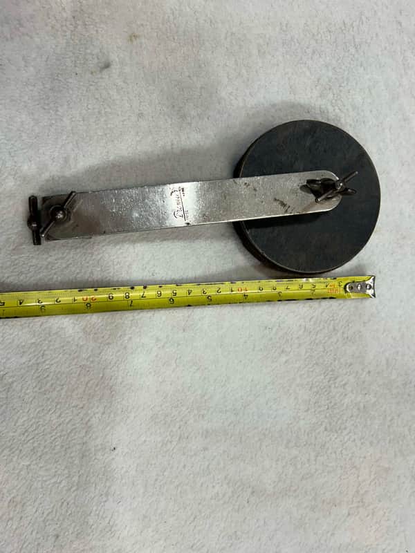 Premier Bass Drum Paddle Muffler (2124-B-U-10254) 50's/60's - Nickel Plated image 1