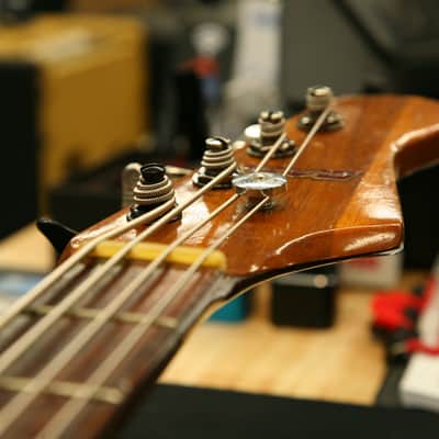 Maxitone 4-String Vintage Bass Made in Japan Pre-Ibanez Twin Pickup Early 1960s - Sunburst image 12