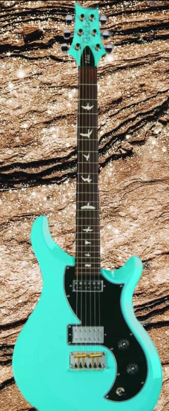 PRS S2 VELA 1 OF 1 - CUSTOM ORDER ! BIRD INLAYS ,SEA FOAM GREEN -PLEK'D image 1